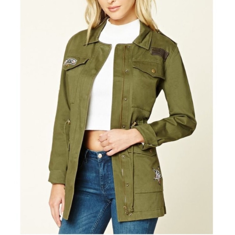 Army USA Utility Military Jacket Coat